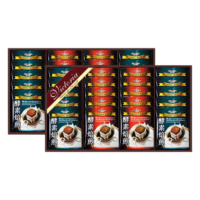 ビクトリアコーヒー　酵素焙煎ドリップコーヒーセット　No.50