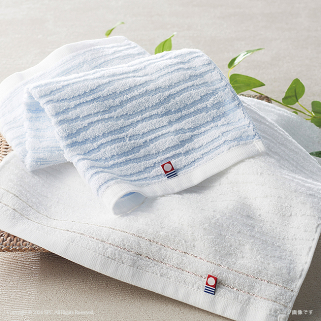 伊予の白波　フェイスタオル　No.10