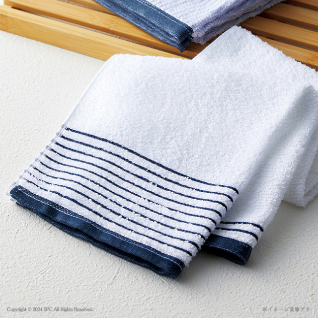 あやの風　大判フェイスタオル1枚　No.10　（ホワイト）