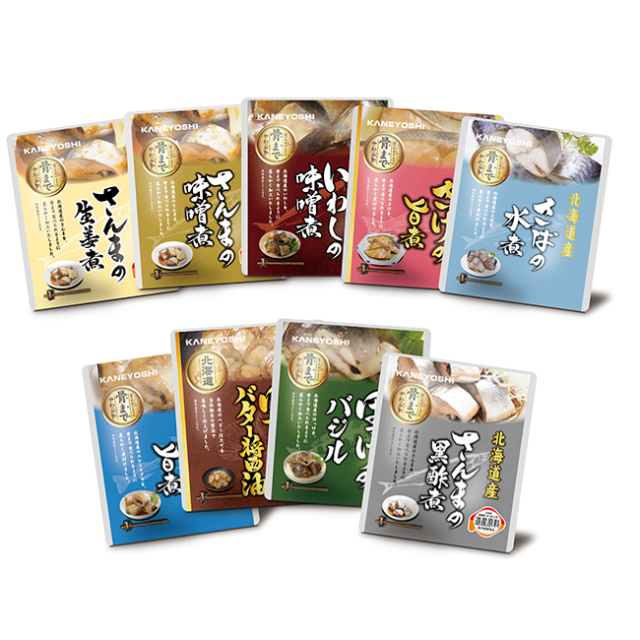 北海道産　おさかな旨煮詰合せ　18種類　2段　No.15