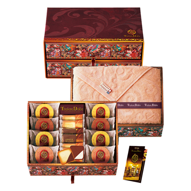 Tresore　Dolce　［宝石箱］フルーツカラーバウム＆今治産タオル　No.68