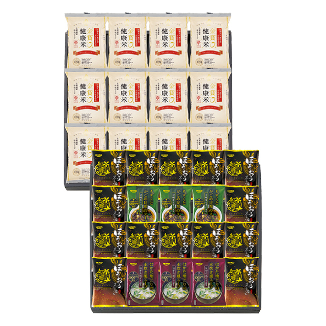 千莉菴　からだにやさしさ＋　国産フリーズドライ　ほうおうスープ　「金賞健康米」セット　No.16