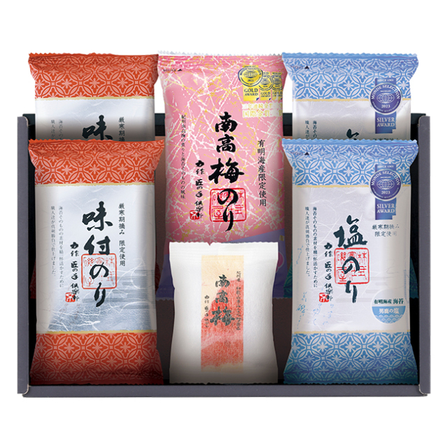 モンドセレクション　金賞銀賞　海苔セット　No.15