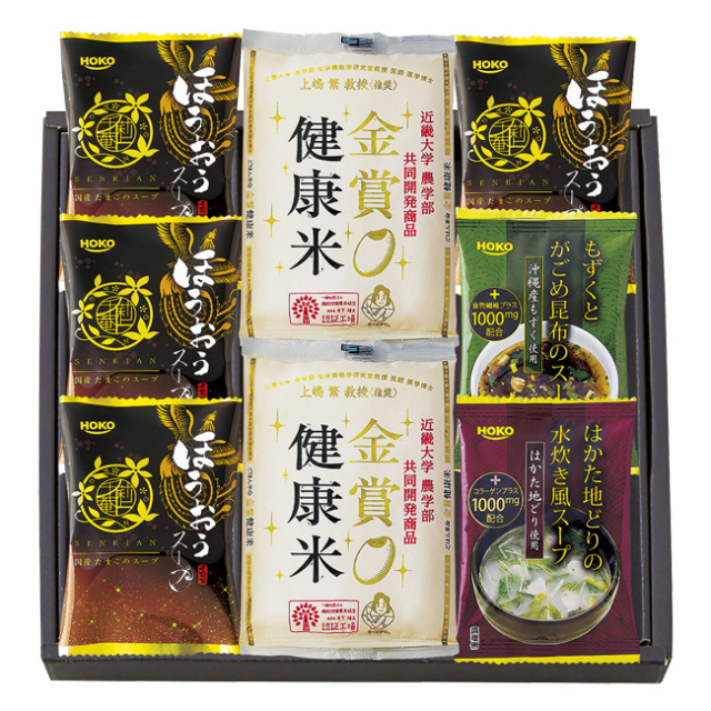 千莉菴　からだにやさしさ＋　国産フリーズドライ　ほうおうスープ　「金賞健康米」セット　No.30
