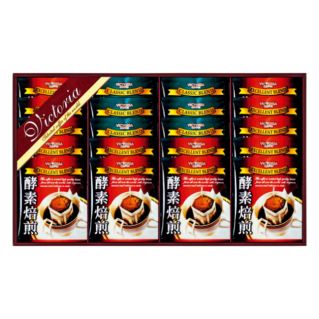 珈琲屋さんが作った酵素焙煎ドリップコーヒーセット　No.25