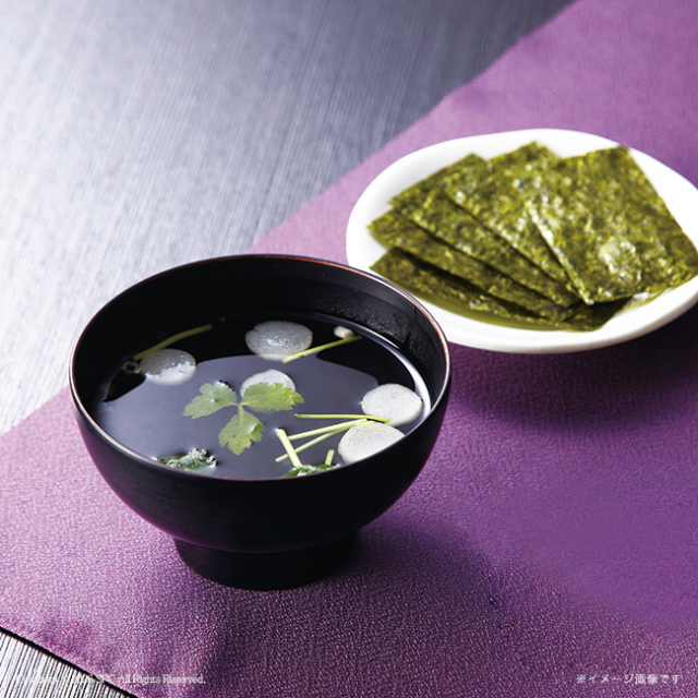 有明のり・永谷園松茸風味お吸い物詰合せ　No.10