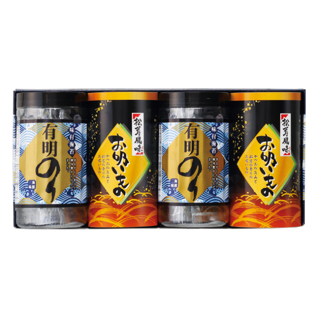 有明のり・永谷園松茸風味お吸い物詰合せ　No.20