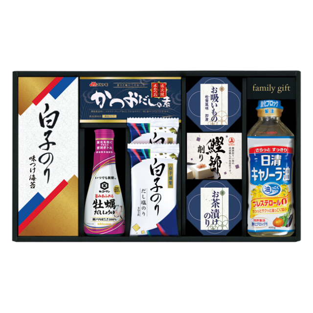 キッコーマンしょうゆ＆白子のり食卓詰合せ　No.40