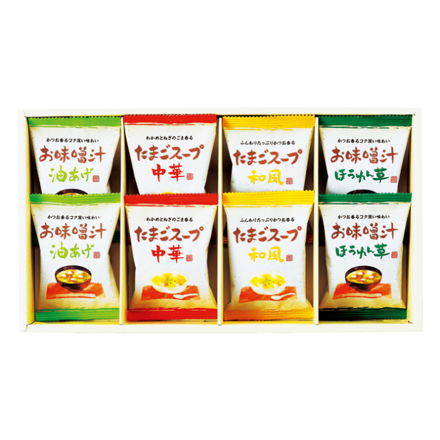 フリーズドライ「お味噌汁・スープ詰合せ」　No.20