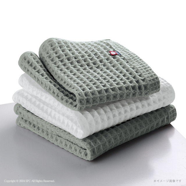 今治　ワッフルソフト　ハンドタオル2P　No.15