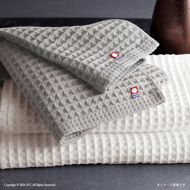 今治　ワッフルソフト　フェイスタオル2P　No.25