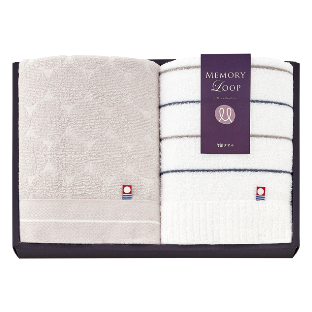 メモリーループ　フェイスタオル2P　No.24