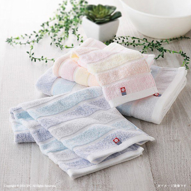 カラーレイズ　フェイスタオル2P　No.20