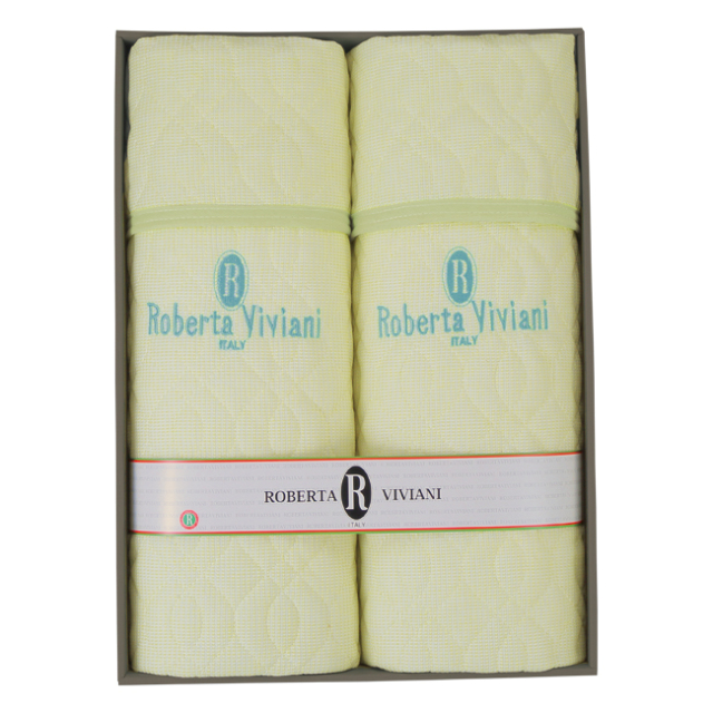 ロベルタ・ビビアーニ　さわやかニットワッフル敷パット2P　No.100