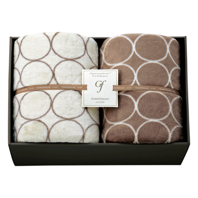 グランフランセヌーベル　ハイソフトタッチ　マイヤー毛布2P　No.200
