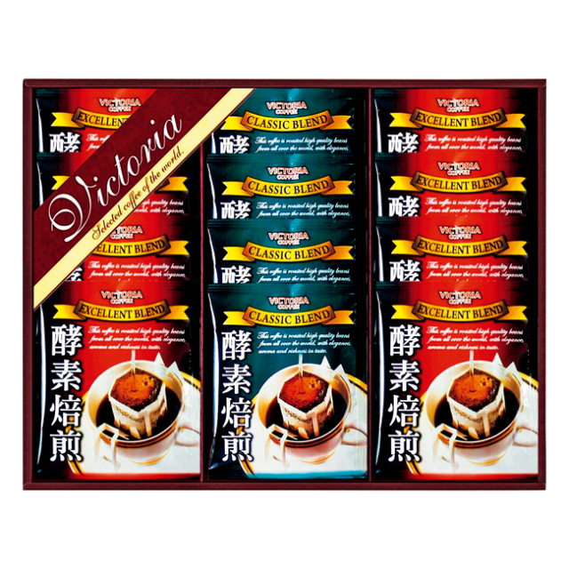 珈琲屋さんが作った酵素焙煎ドリップコーヒーセット　No.15