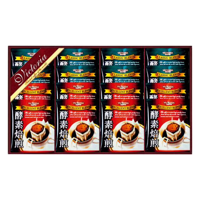 珈琲屋さんが作った酵素焙煎ドリップコーヒーセット　No.20