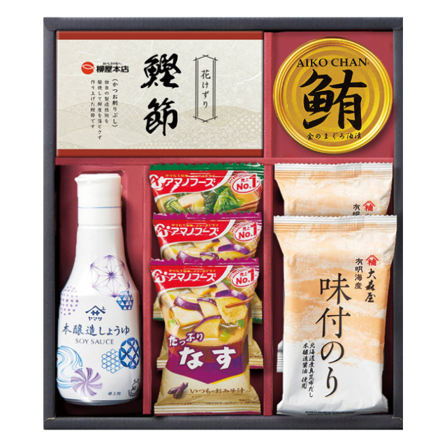 ヤマサ本醸造しょうゆ＆大森屋味付のりギフト　No.30