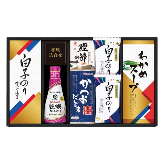キッコーマンしょうゆ＆白子のり食卓詰合せ　No.30