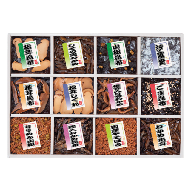 廣川昆布　御昆布　佃煮12品詰合せ　No.70