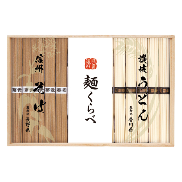 信州そば・讃岐うどん詰合せ　No.25