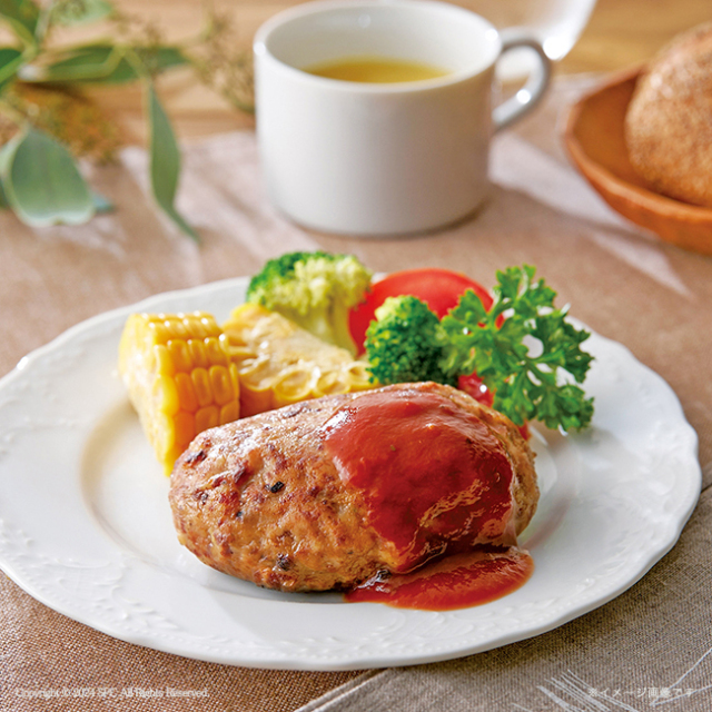 飛騨高山牧場　焼きハンバーグ＆こだわりカレーセット　No.100