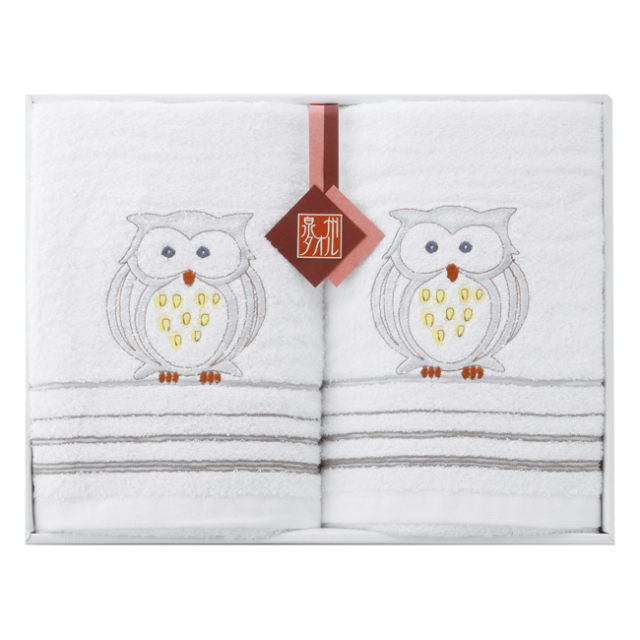 【送料無料】　ふくろう（福六）バスタオル2P　No.60｜香典返しおすすめ