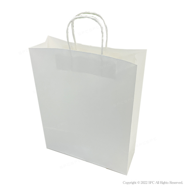 手提げ紙袋　白無地　2才　【32ｘ11.5ｘＨ41cm】