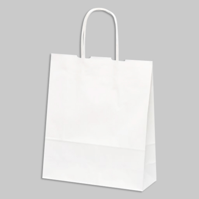 手提げ紙袋　白無地　4才　【26ｘ11ｘH31cm】