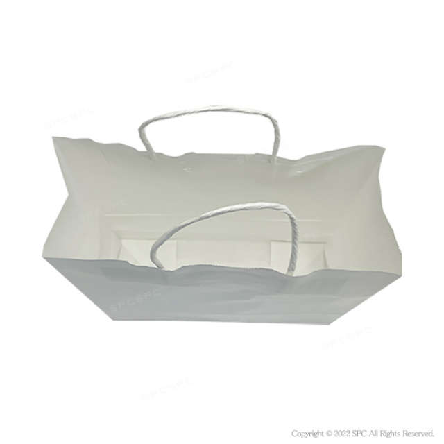 手提げ紙袋　白無地　4才　【26ｘ11ｘH31cm】