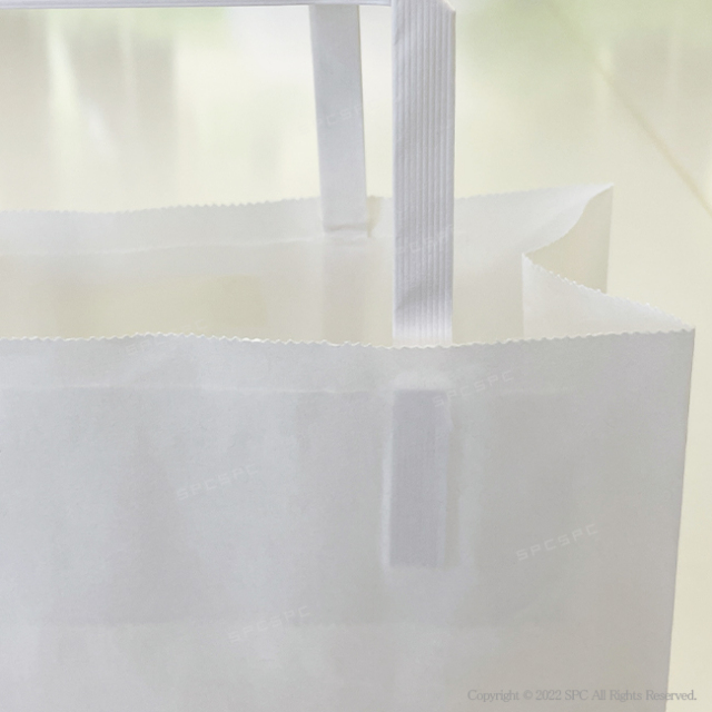 手提げ紙袋　白無地（中）