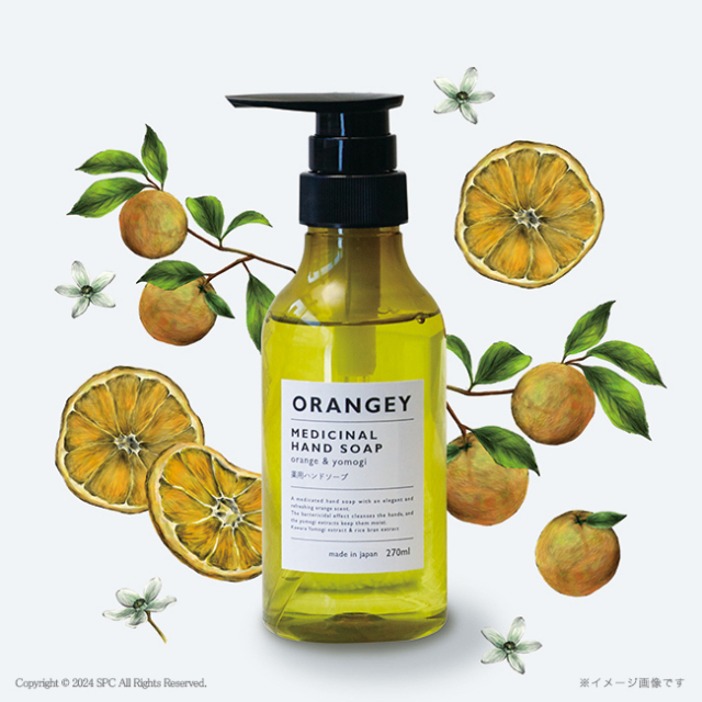 ORANGEY〈オランジー〉　薬用ハンドソープとオーガニックフェイスタオル2Pセット　No.47