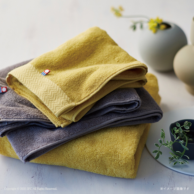 マスタードオーガニック　今治　フェイスタオル2Pセット　No.40