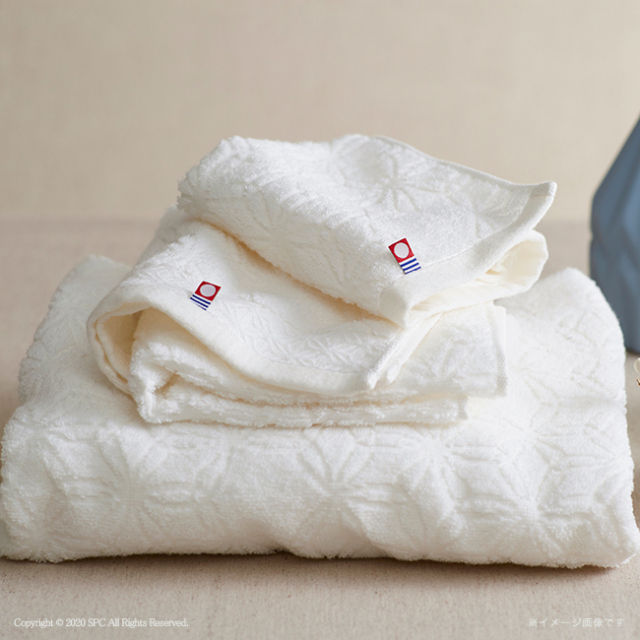 今治　日々是ふわり　バス2P・フェイスタオルセット　No.60　（アイボリー）