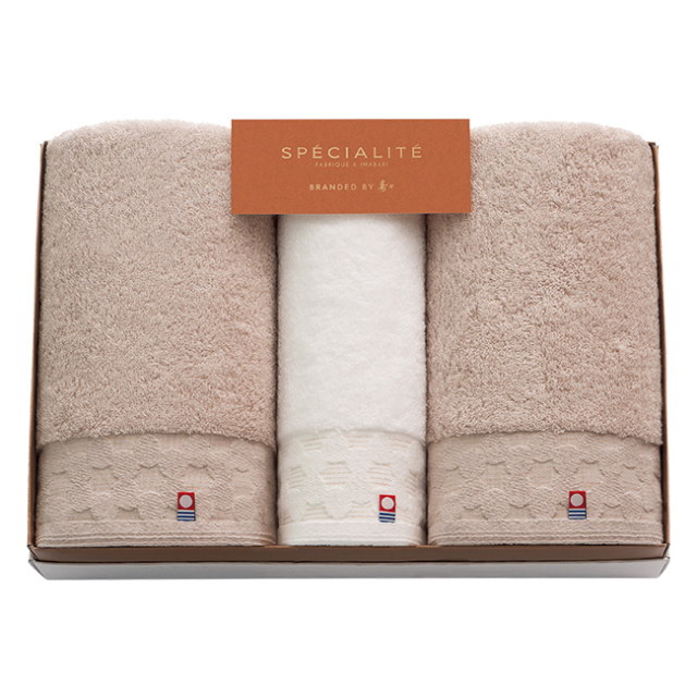 スペシャリテ　今治　バス2P・フェイスタオルセット　No.132
