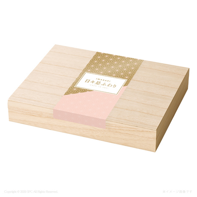 今治　日々是ふわり　木箱入りフェイス2P・ハンドタオルセット　No.25