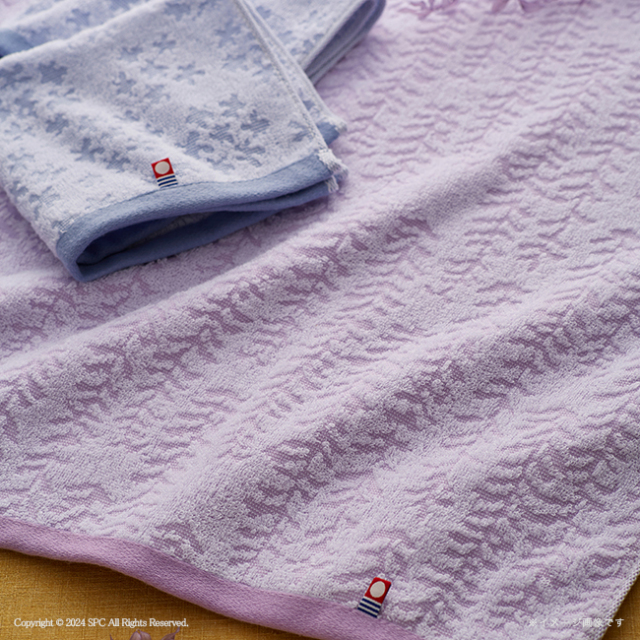 今治藤すみれ　木箱入りバス2P・フェイス・ハンドタオル2Pセット　No.120