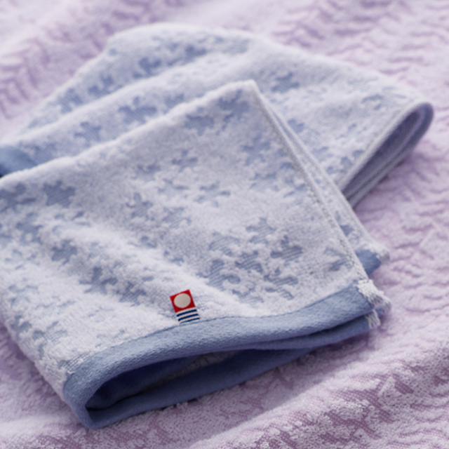 今治藤すみれ　木箱入りハンドタオル2Pセット　No.25