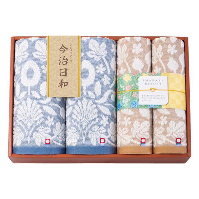 今治日和　バス2P・フェイスタオル2Pセット　No.90