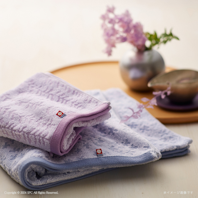 今治藤すみれ　バス・ハンドタオルセット　No.50