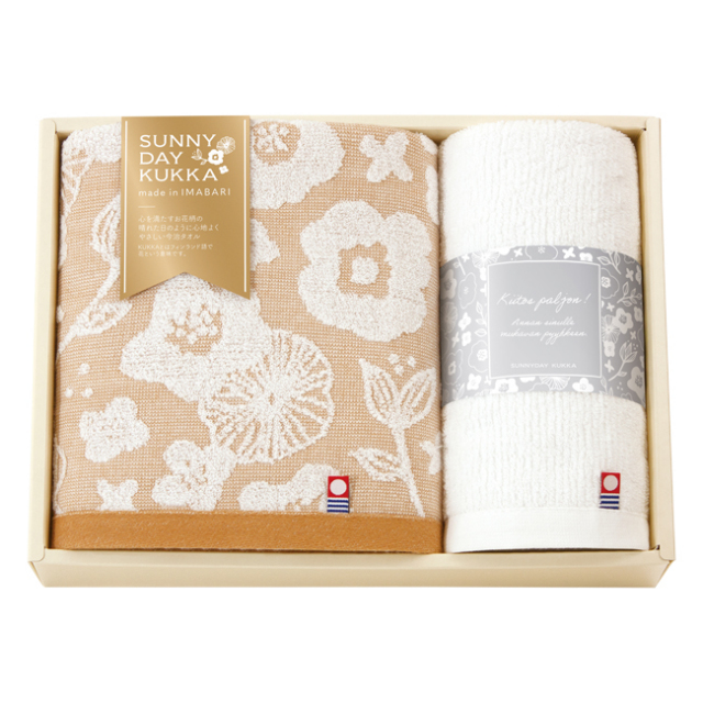 サニーデイクッカ　今治　バス・フェイス・ハンドタオルセット　No.40