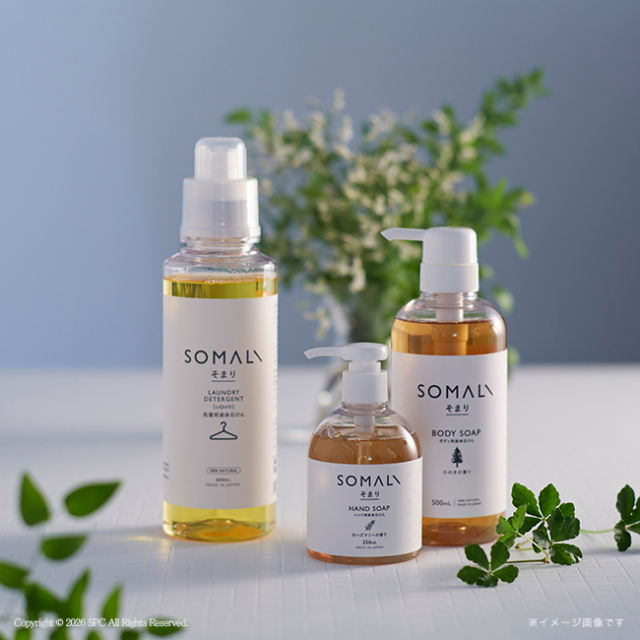 そまり　ハンド用液体石けん・フェイスタオル・ハンドタオル2Pセット　No.50