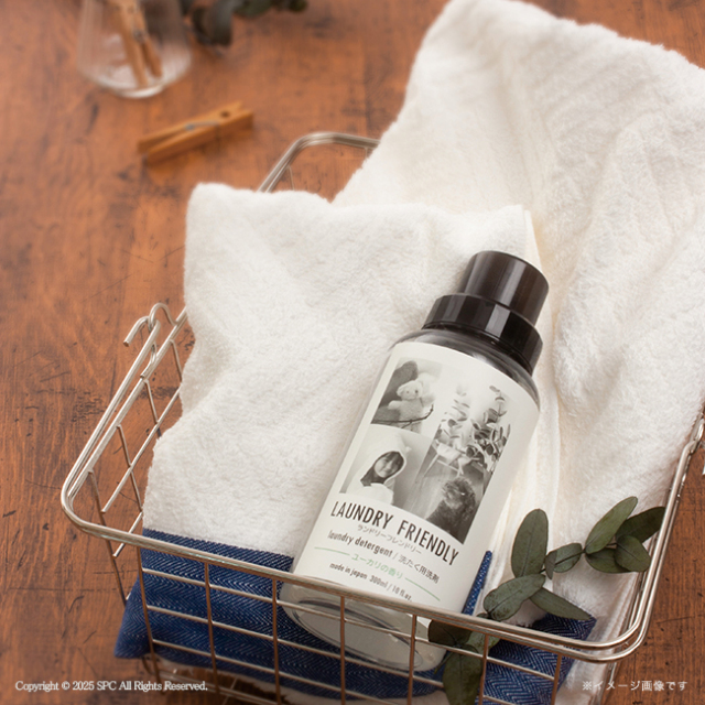 ランドリーフレンドリー　日本製タオルと洗たく用洗剤ボトルのセット　No.50