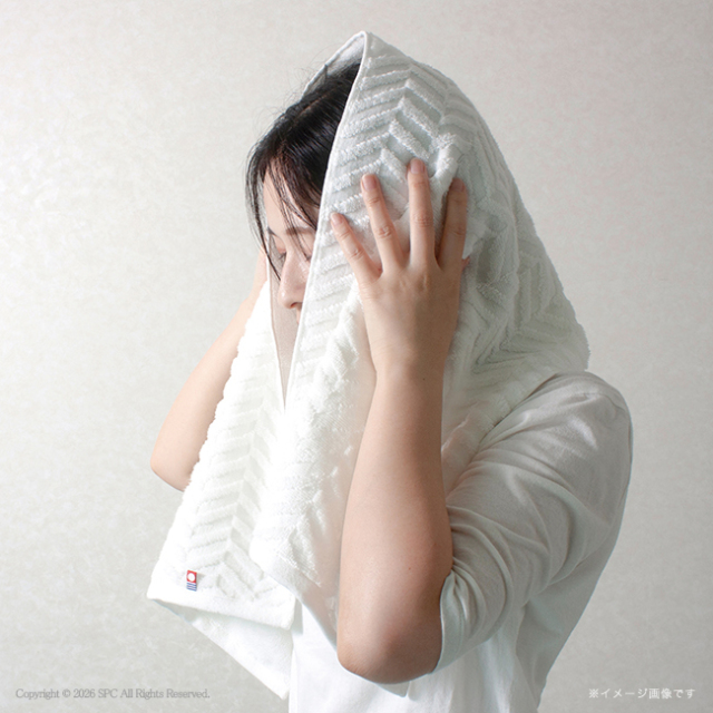 超無撚糸　今治　フェイスタオル　No.10　（ミストグレー）