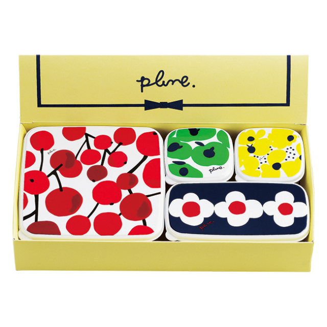 プルーン　シール容器4Pセット・B　No.12