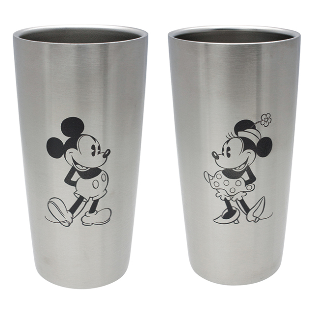 ディズニー　WD　ステンレス真空タンブラーセットS2（ミッキー＆ミニー）　440ml　No.35