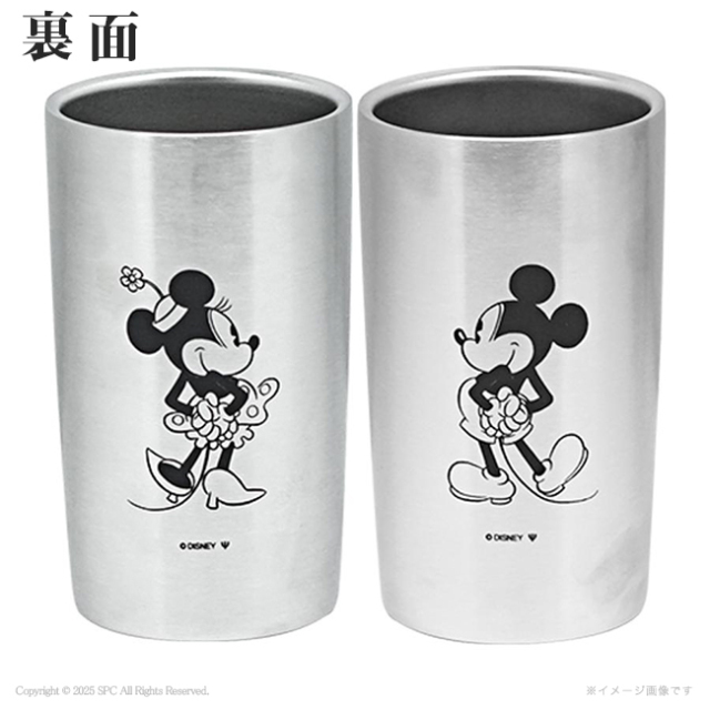 ディズニー　WD　ステンレス真空タンブラーセットS2（ミッキー＆ミニー）　440ml　No.35