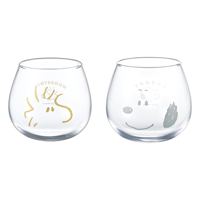 スヌーピー＆ウッドストック　ゆらゆらタンブラーペアセット　No.20