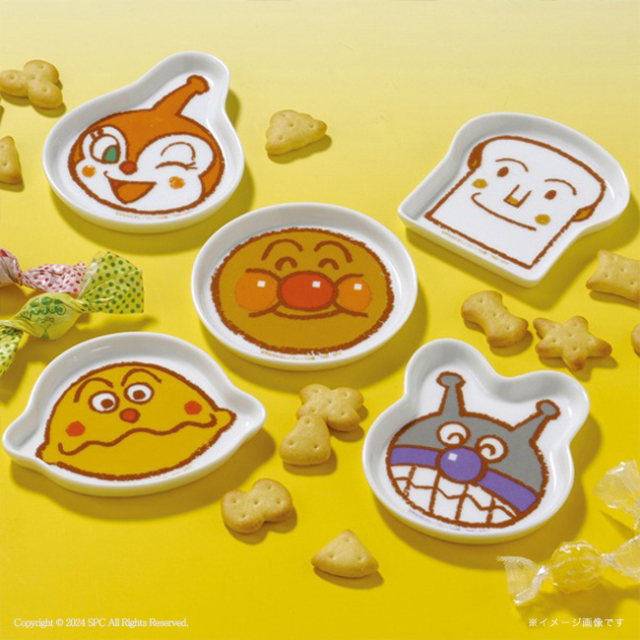 それいけ！アンパンマン　顔型小皿セット　No.25