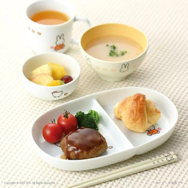 ミッフィー イングレーズ（こっこ親子）つみつみ食器セット No.100